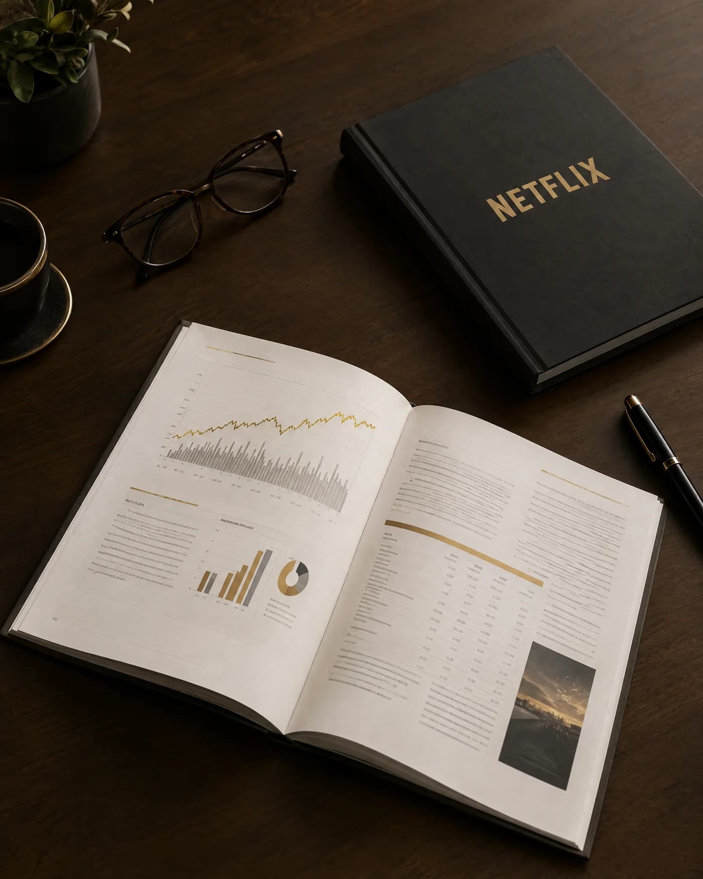 Informe de análisis de Capital Faktory Research abierto sobre un escritorio